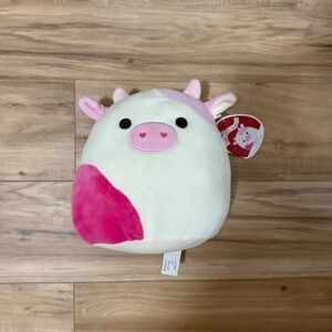 Squishmallows Caedyn The Cow Valentine’s Day Exclusive 2022 Pink Plush 8”
